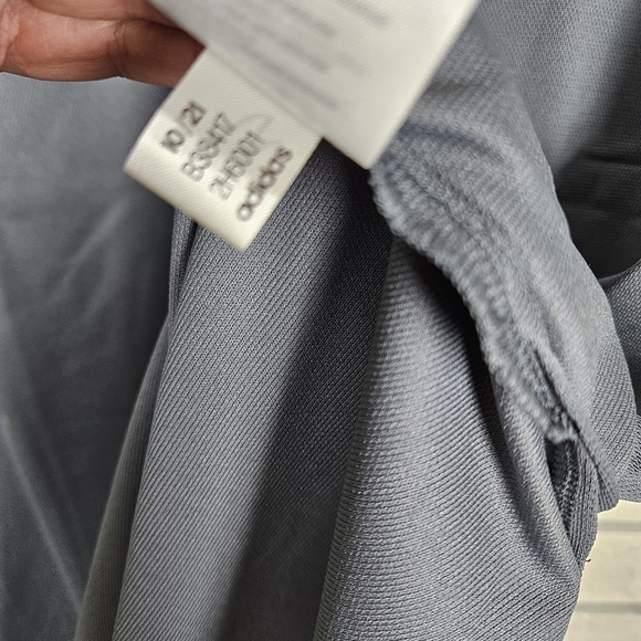 Men's NWT ADIDAS Climalite Gray Polo Golf Shirt Size XL - Picture 7 of 8